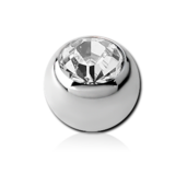 Titanová kulička 1.2/3.0 crystal