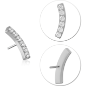 Ozdoba s crystaly push-in