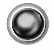 Cabachon Imitation Pearl Black