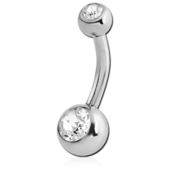 Piercing do pupíku 1.6/8.0 crystal