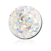 Kulička 1.2/3.0 crystal aurore boreale diamond - sterilní obal